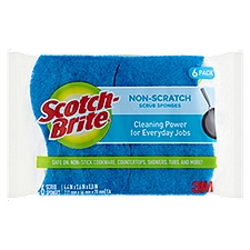 Scotch-Brite Scrub Sponges - Non-Scratch, 6 Each