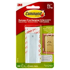 Command Picture Hanger, Universal White, 1 Each
