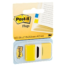 Post-It Assorted Colors Flags, 50 Each