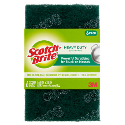 Scotch-Brite® Heavy Duty Scour Pad, 6/Pack