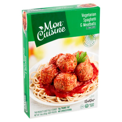 Mon Cuisine Vegetarian Spaghetti & Meatballs, 10 oz