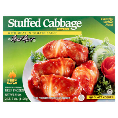 Meal Mart Stuffed Cabbage with Meat in Tomato Sauce Family Value Pack, 39 oz