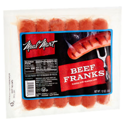 Meal Mart Beef Franks, 12 oz