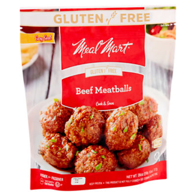 Meal Mart Gluten Free Beef Meatballs, 26 oz