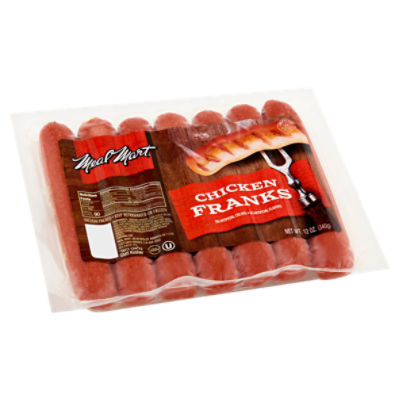 Meal Mart Chicken Franks, 7 count, 12 oz