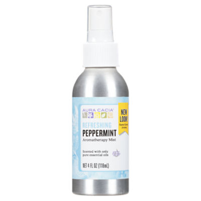 Aura Cacia Refreshing Peppermint Aromatherapy Mist, 4 fl oz