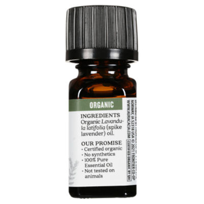 Aura Cacia Organic Spike Lavender Opening Pure Essential Oil, .25 fl oz