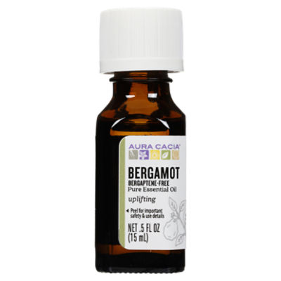 Aura Cacia Uplifting Bergamot Pure Essential Oil, .5 fl oz