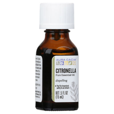 Aura Cacia Citronella Dispelling Pure Essential Oil, .5 fl oz