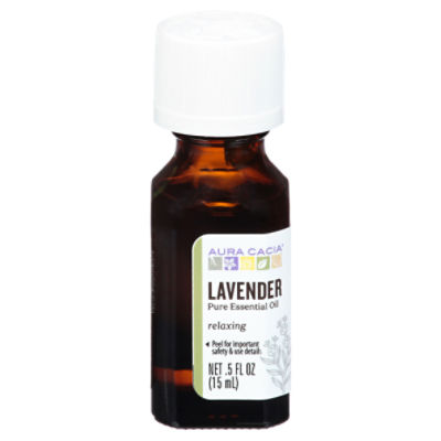Aura Cacia Lavender Relaxing Pure Essential Oil, .5 fl oz