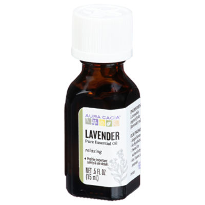 Aura Cacia Lavender Relaxing Pure Essential Oil, .5 fl oz