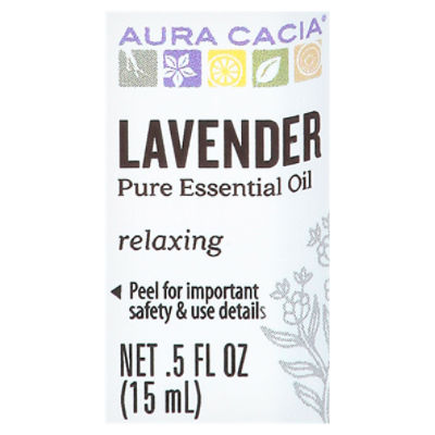 Aura Cacia Lavender Relaxing Pure Essential Oil, .5 fl oz