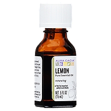 Aura Cacia Lemon Pure, Essential Oil, 0.5 Fluid ounce