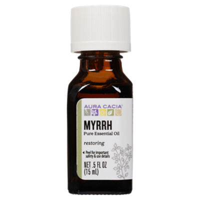 Aura Cacia Myrrh Restoring Pure Essential Oil, .5 fl oz