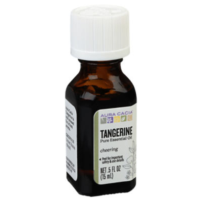 Aura Cacia Tangerine Cheering Pure Essential Oil, .5 fl oz