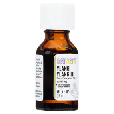 Aura Cacia Ylang Ylang III Soothing Pure Essential Oil, .5 fl oz