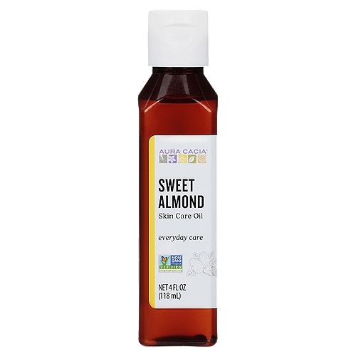 Aura Cacia Nurturing Sweet Almond Skin Care Oil, 4 fl oznSweet almond oil has a rich, skin-nurturing consistency that provides a nice glide during massage. It is excellent for bath and after-shower applications, and for general skin care.