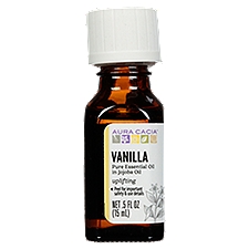 Aura Cacia Vanilla Uplifting Pure Essential Oil in Jojoba Oil, .5 fl oz