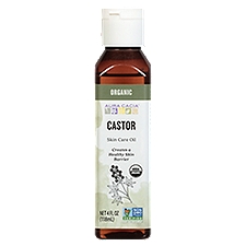 Aura Cacia Organic Castor Skin Care Oil, 4 fl oz
