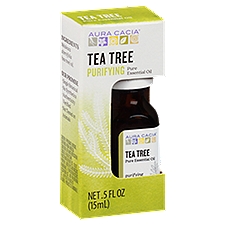 Aura Cacia 100% Pure Tea Tree Essential Oil Boxed, 50 Fluid ounce