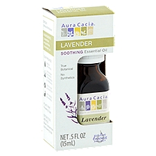 Aura Cacia 100% Pure Lavender Essential Oil Boxed, 0.5 Fluid ounce