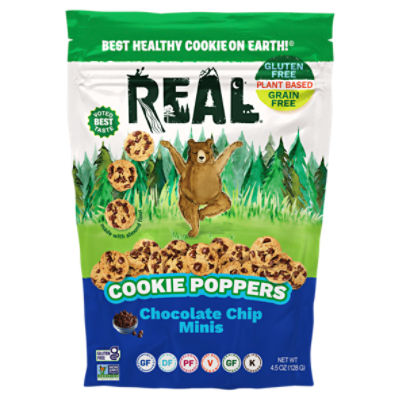 Real Chocolate Chip Minis Cookie Poppers, 4.5 oz