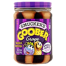 Smucker's Goober Peanut Butter & Grape Jelly Stripes, 18 oz