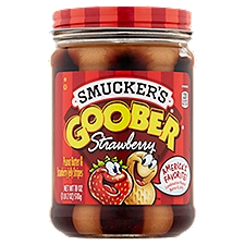 Smucker's Goober Peanut Butter & Strawberry Jelly Stripes, 18 oz, 18 Ounce