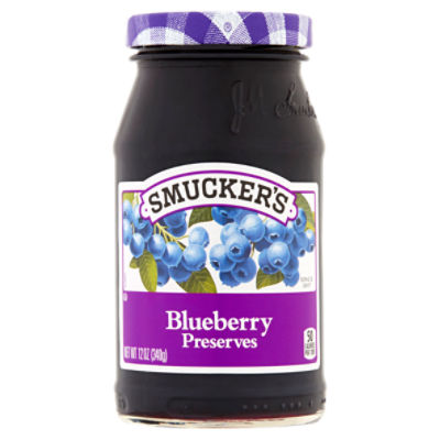 Smucker's Blueberry Preserves, 12 oz