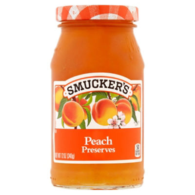 Smucker's Peach Preserves, 12 oz