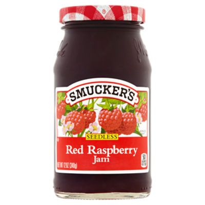 Smucker's Seedless Red Raspberry Jam, 12 oz