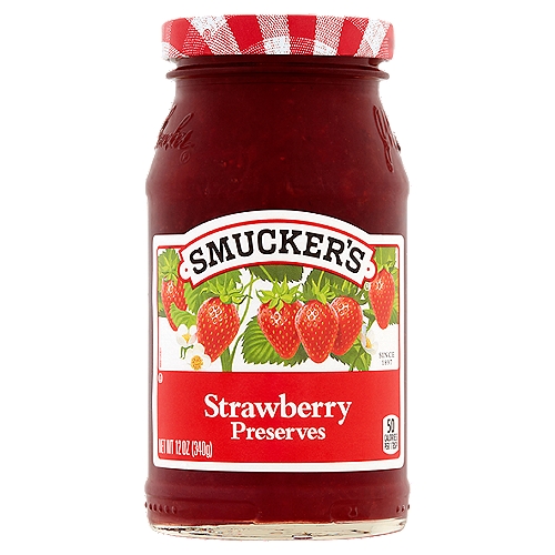 Smucker's Strawberry Preserves, 12 oz