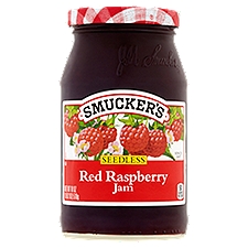 Smucker's Seedless Red Raspberry, Jam, 18 Ounce