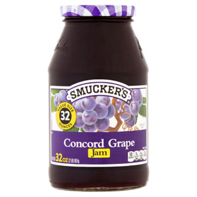 Smucker's Concord Grape Jam Value Size, 32 oz, 32 Ounce