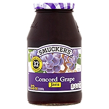 Smucker's Concord Grape, Jam, 32 Ounce