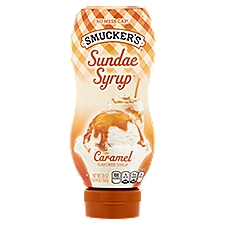 Smucker's Sundae Syrup Caramel Flavored, Syrup, 20 Ounce