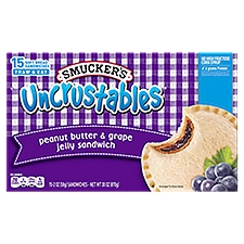 Smucker's Uncrustables - Peanut Butter and Grape Jelly, 30 Ounce