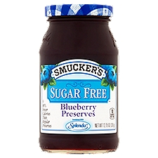 Smucker's Sugar Free Blueberry, Preserves, 12.75 Ounce