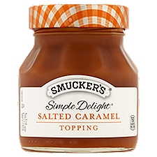 Smucker's Simple Delight Salted Caramel, Topping, 11 Ounce