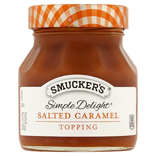 Smucker's Simple Delight Salted Caramel Topping, 11.5 oz