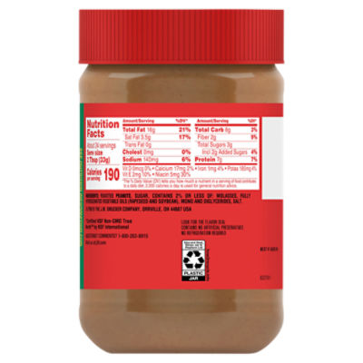 JIF NATURAL CREAMY PEANUT BUTTER SAUCE - US Foods CHEF'STORE