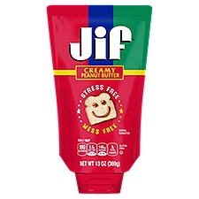 Jif Creamy Peanut Butter, 13 oz, 13 Ounce