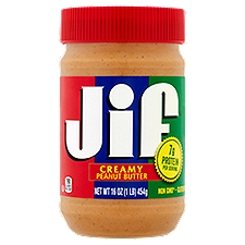 Jif Creamy Peanut Butter, 16 oz, 16 Ounce