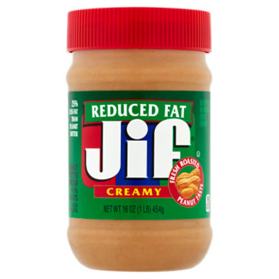 Jif Natural Peanut Butter Spread, Creamy - 16 oz