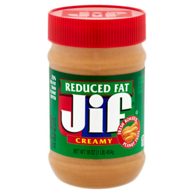 Jif Reduced Fat Creamy Peanut Butter Convenience Pack Includes Three 16  Ounces Jars Plus Silicone Spatula Spreader Packaged Favoricks