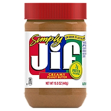 Jif Creamy Peanut Butter, 15.5 oz, 15 Ounce