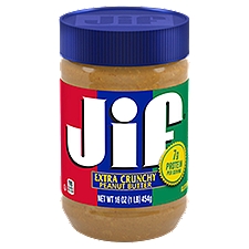 Jif Extra Crunchy, Peanut Butter, 16 Ounce