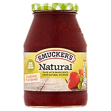 Smucker's Natural Strawberry, Fruit Spread, 25 Ounce
