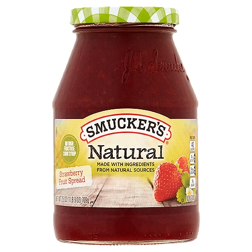 Smucker's Natural Strawberry Fruit Spread, 25 oz
