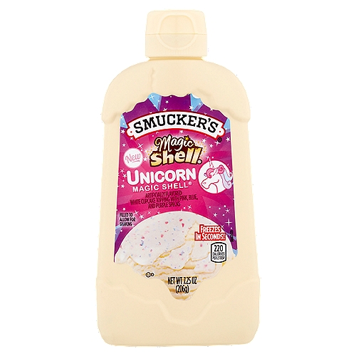 Smucker's Magic Shell Unicorn White Cupcake Topping, 7.25 oz